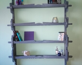 Vintage shelf Wall shelf Rustic style Display Display shelf Book shelf Unique