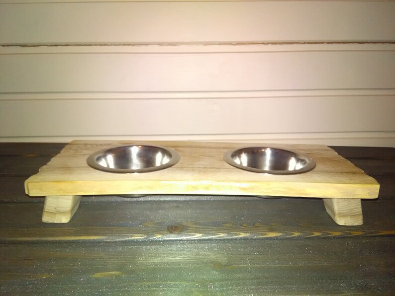 Simple Cat Feeding Station Animal Dog Feeding Stationsimple or Etsy
