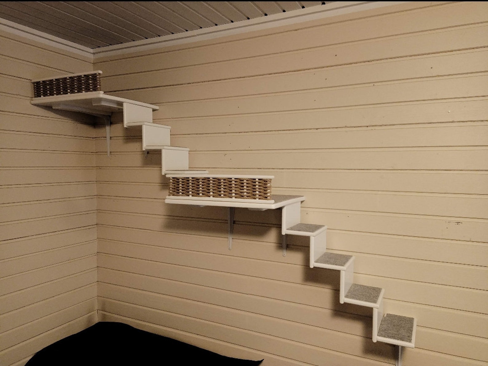 Asjustable cat bed stairs Etsy