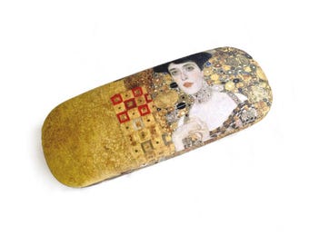 Adele Glasses case | Gustav Klimt | Microfiber cloth gift inside | Unique art accessories
