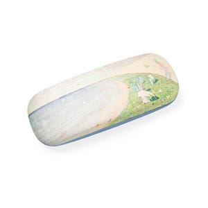 Estuche para gafas "Angelitos" / Estampado simbolista / M.K.Čiurlionis / Paño de microfibra de regalo en el interior / Accesorios artísticos únicos y decoración para el hogar