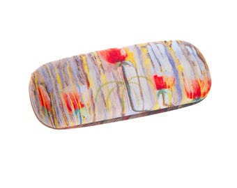 Floral forest Glasses case | Symbolist print | M.K.Čiurlionis | Microfiber cloth gift inside | Unique art accessories and home decor