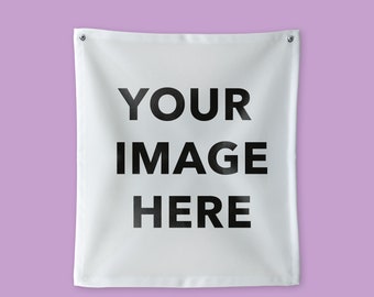 Personalized wall Tapestry with your own image | Different sizes | Thick fabric