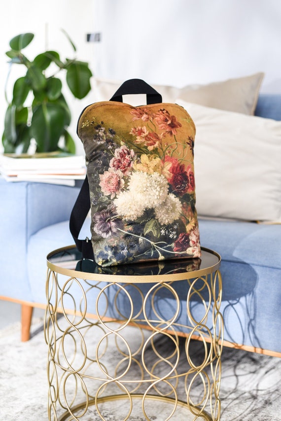 Soft canvas backpack sale