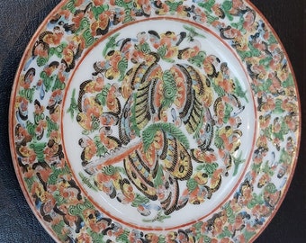 Chinese 100 butterfly plate