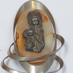 Plaque vierge à l&#39;enfant