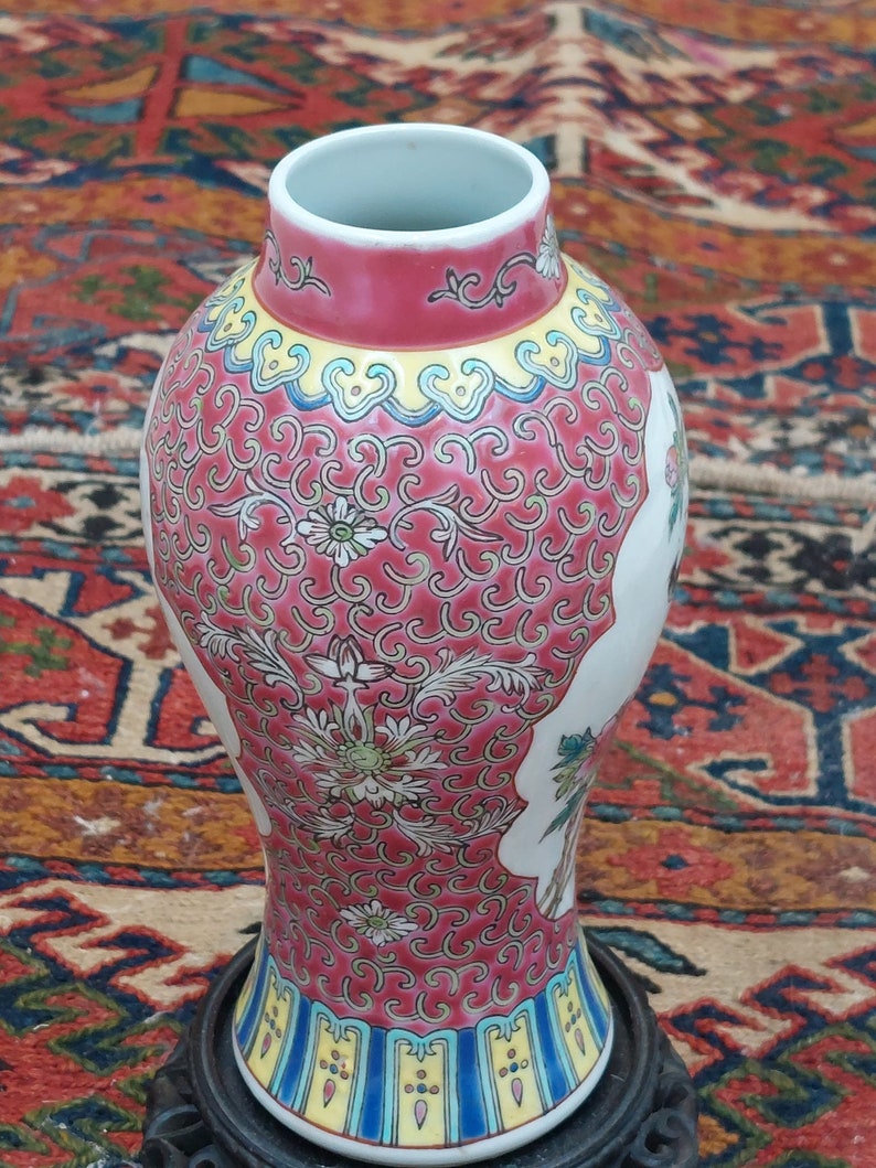 Vintage Chinese Vase Etsy