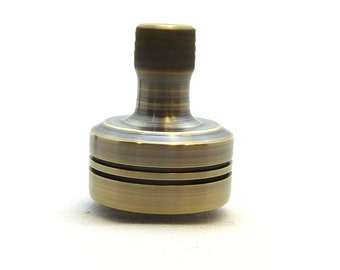 Brass Standard EDC Spinning Top - Hand Machined in the USA