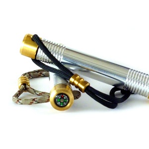 Fire Piston - Camping, Bugout Bag, Emergency Fire Starter - Gifts for men - Hand Machined in the USA