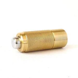 Punzón para cigarros - Latón y aluminio mecanizados a mano - ¡Regalos para él!