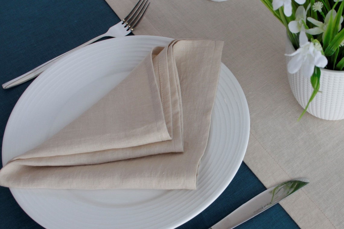 Sage Linen Napkins Bulk Custom Cocktail Cloth Napkins Set Of Etsy