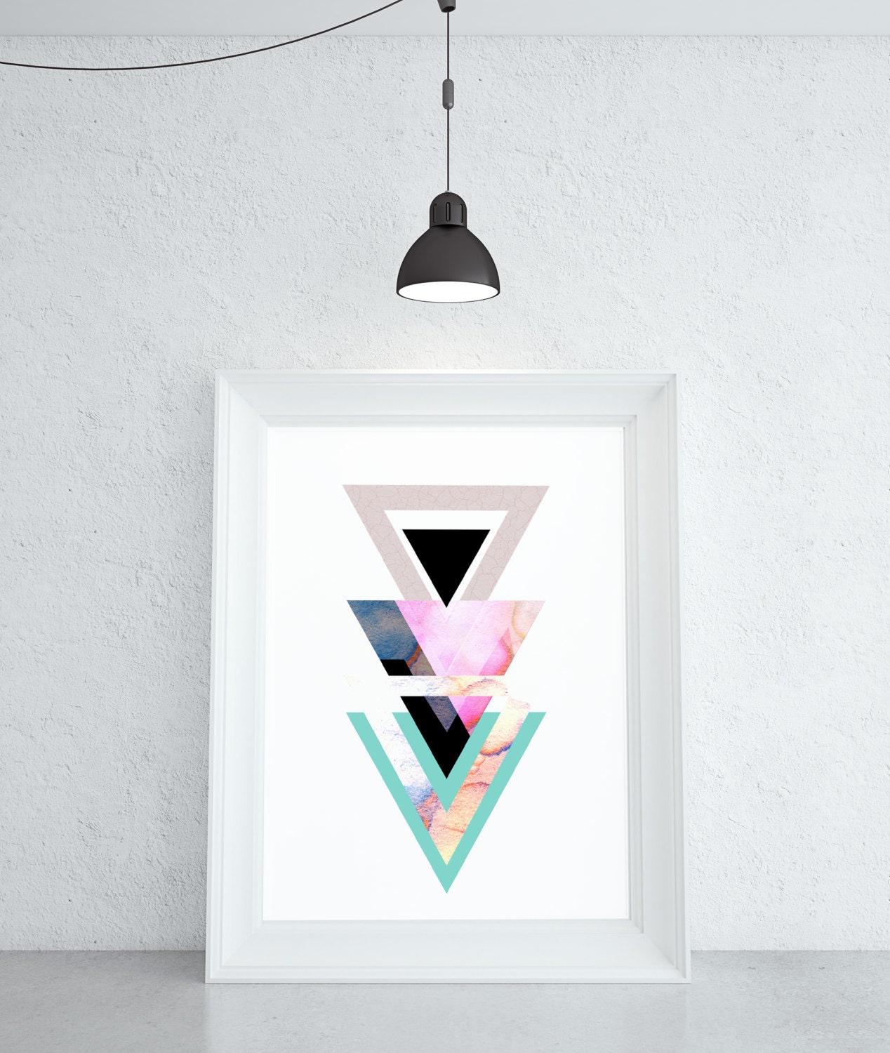 Art Wall Art Geometric Print Poster Geometric Wall Art Etsy