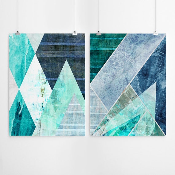 abstract geometric art prints