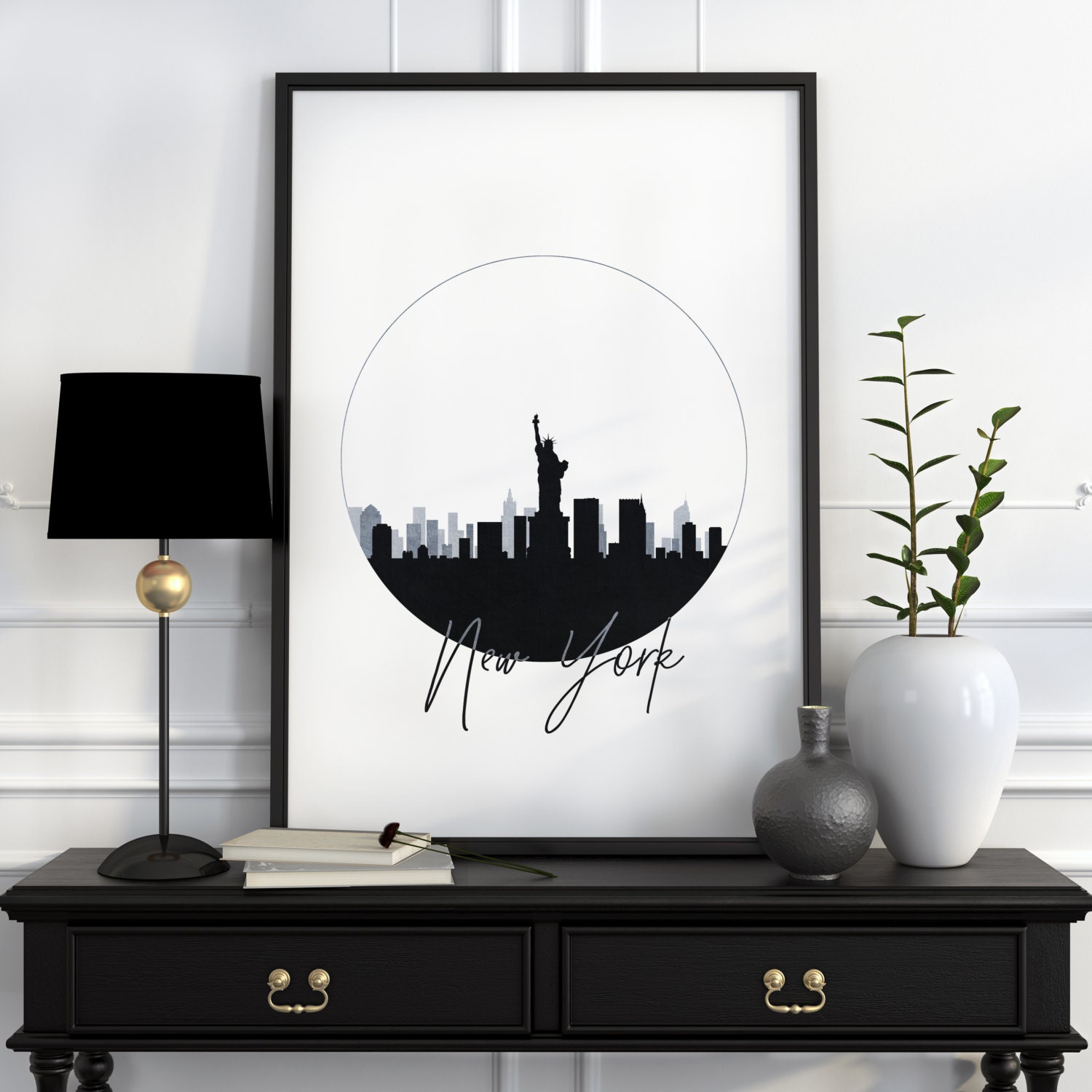 New York Print New York Gifts New York Skyline Art New York Etsy