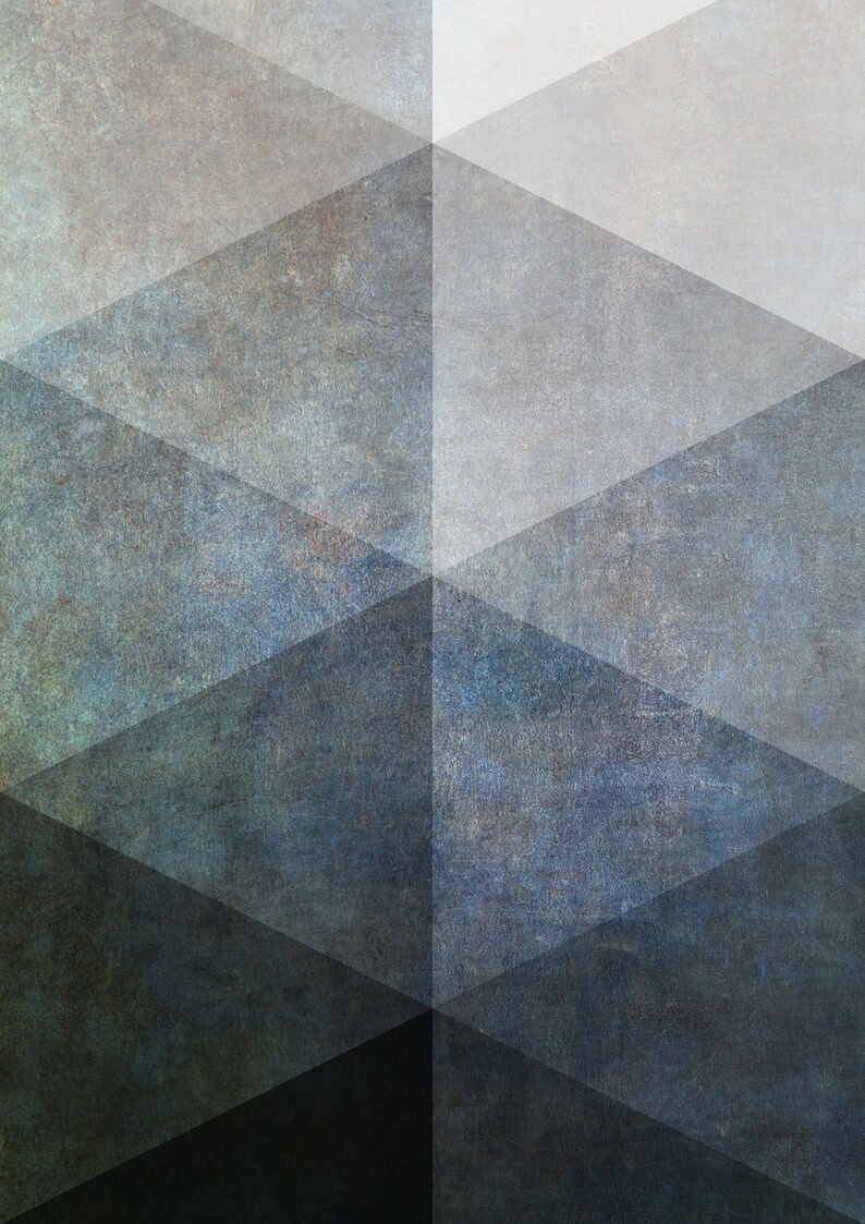 Black and White Geometric Art Black and White Wall Art Print Etsy