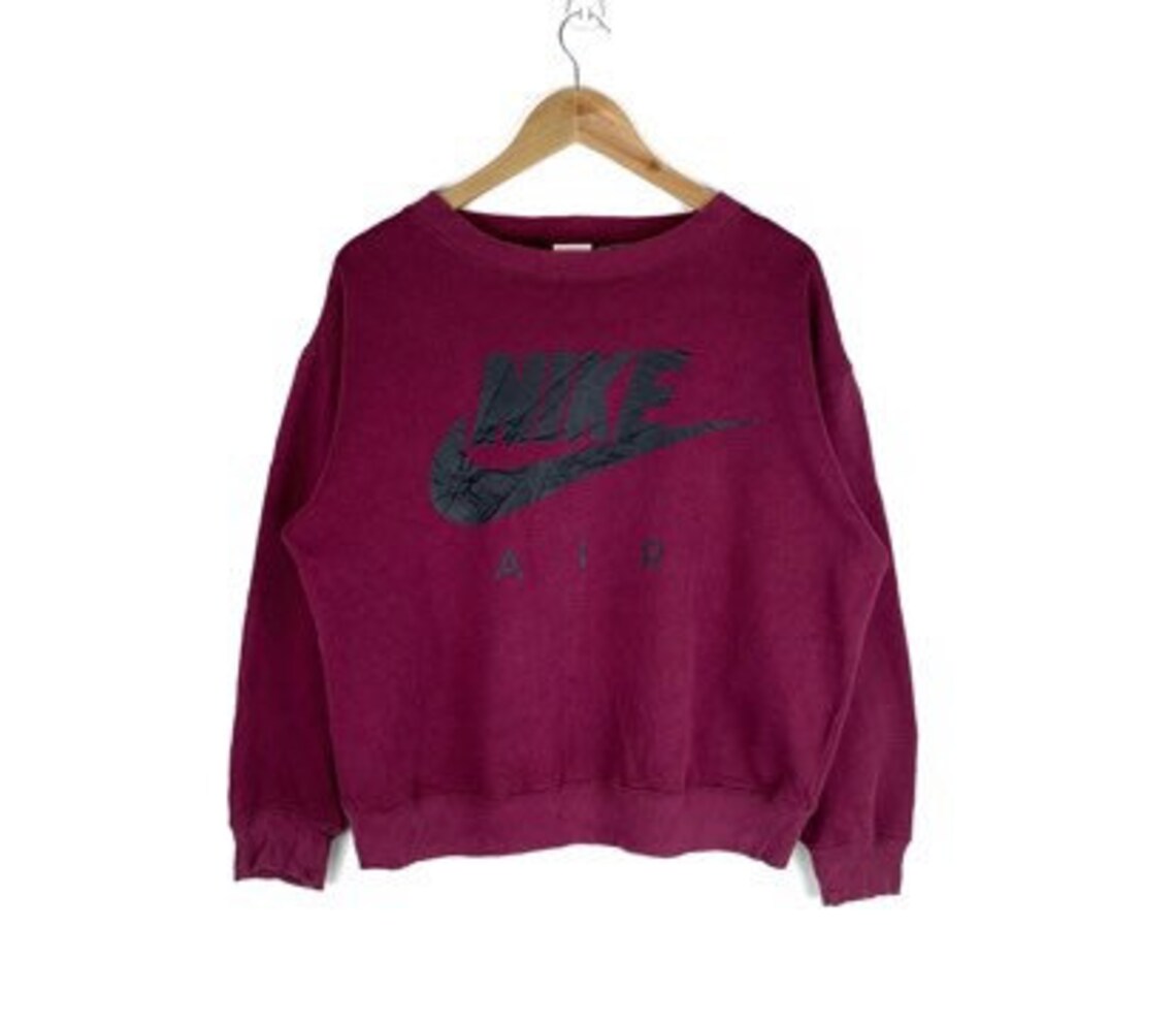 Vintage 90s Nike Air Sweatshirt Crewneck Big Logo Spell Out | Etsy