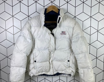 black polo bubble jacket