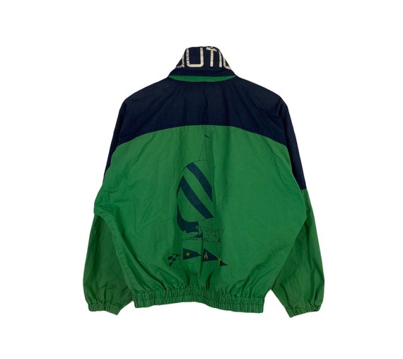 Vintage 90s Nautica Sailing Gear Windbreaker Jacke