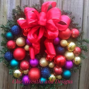 Christmas Ball Wreath