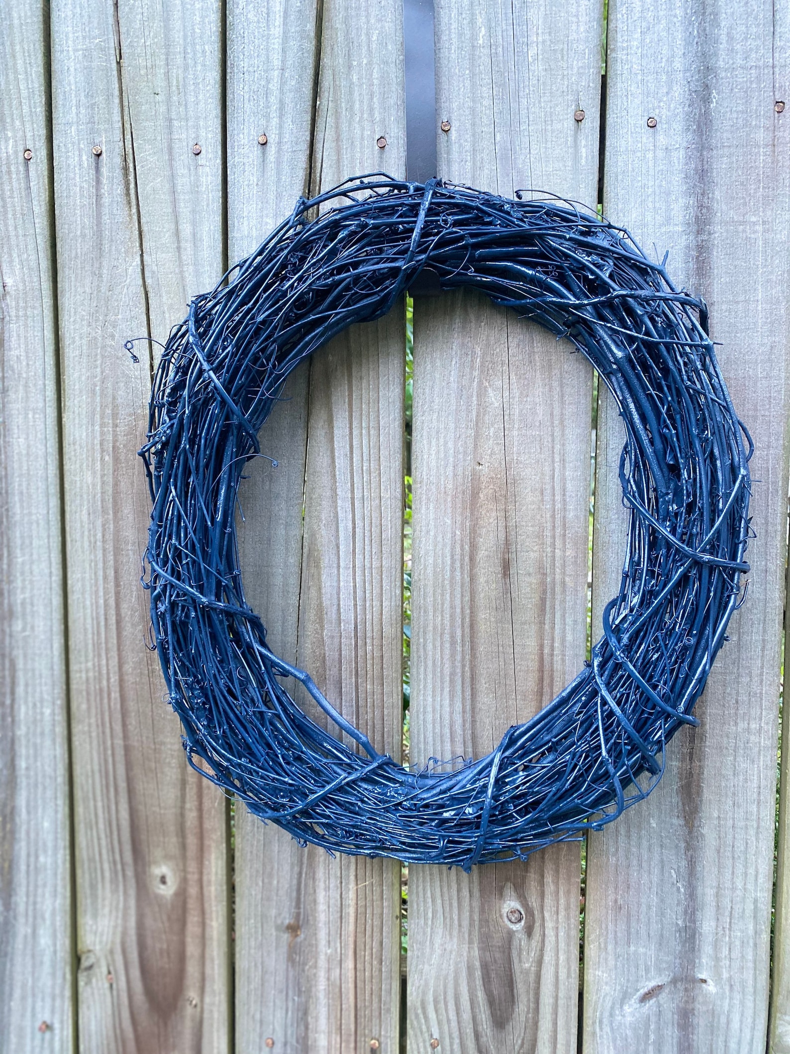 Grapevine Wreath Wreath Form Wreath Frame Grapevine Navy Etsy