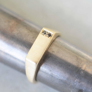 black diamonds wedding band, black diamonds ring, black diamonds engagement ring, black diamonds wedding ring, 14k solid gold ring, 14k gold
