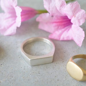 Sterling silver signet ring, signet ring, seal ring, solid silver ring, mens signet ring, signet ring silver, signet ring women, unisex ring