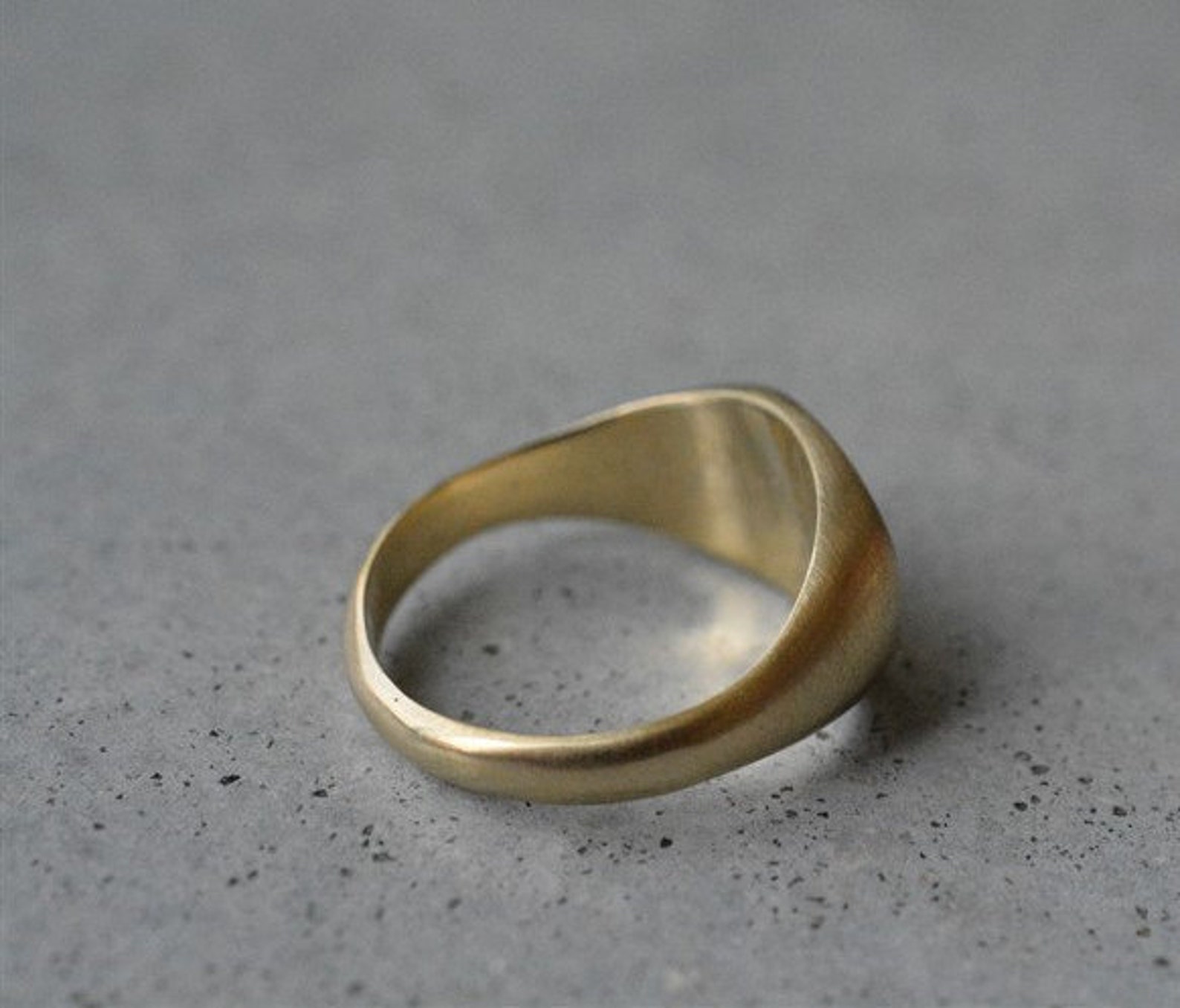 Anello Con Sigillo Rettangolare Paula & Fritz - Acciaio Chirurgico 316L