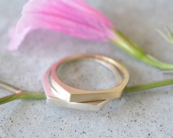 14k gold wedding ring,14k gold minimalist wedding ring,14k gold  solid ring, wedding simple bands, unisex wedding set, 14k gold wedding band