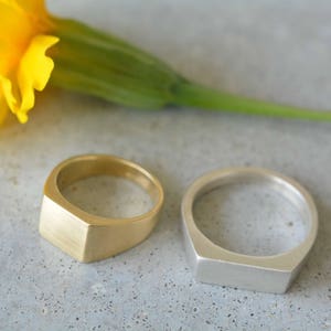 Sterling silver signet ring, signet ring, seal ring, solid silver ring, mens signet ring, signet ring silver, signet ring women, unisex ring