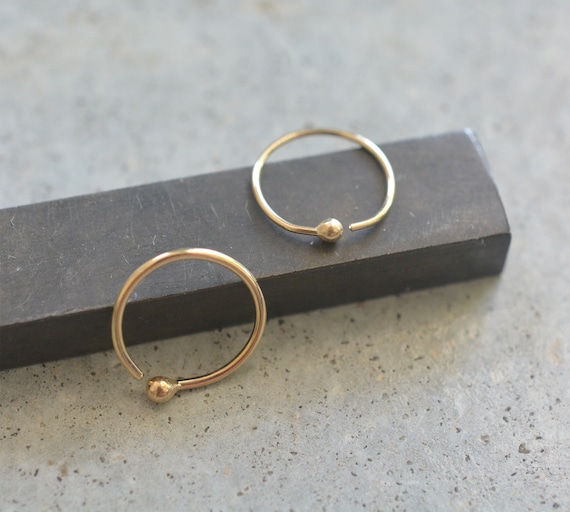 14k gold nose ring, solid gold nose ring, gold nose ring, 14k tiny gold nose ring, tiny gold nose stud, nose stud gold, nose ring stud