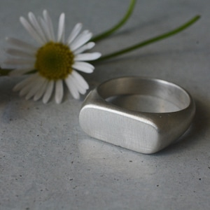 Sterling silver signet ring, signet ring, seal ring, solid silver ring, mens signet ring, signet ring silver, signet ring women, unisex ring