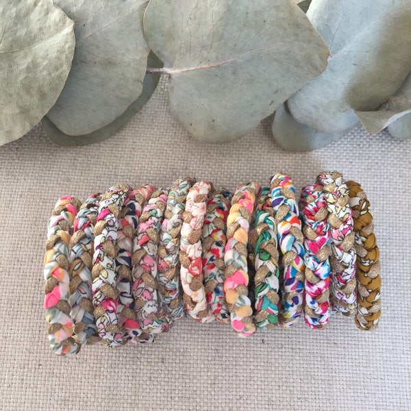 Bracelet tressé en liberty pour Kid's