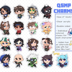 QSMP Character Charms