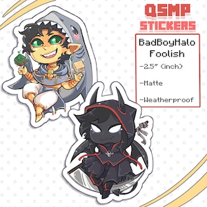 QSMP Foolish & BBH Stickers
