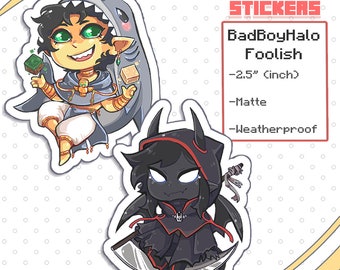 QSMP Foolish & BBH Stickers