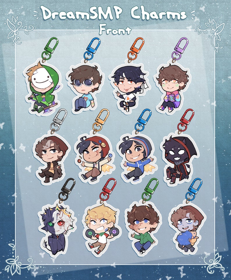 DSMP Character Charms 