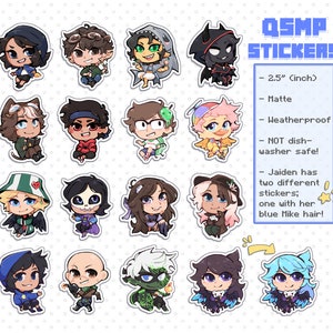 QSMP Character Stickers