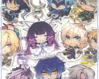 Genshin Character Charms & Stickers