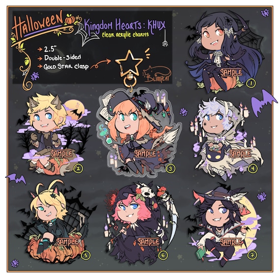 KHUX Halloween Charms Etsy