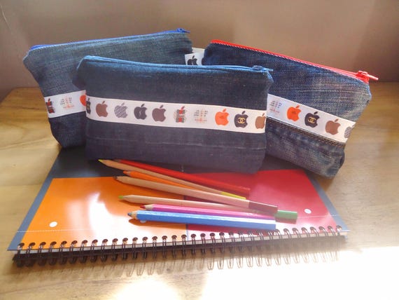 recycled denim pencils