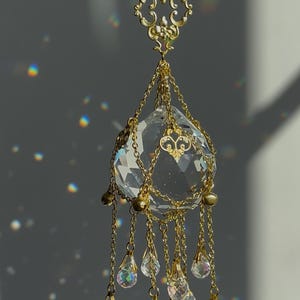 Sun Crystal Suncatcher, Rainbow Maker, Home Decor, Window Prisma Hanging Decor, Room Decor