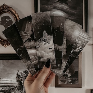 Gothic Fine Art Bookmarks | choose your own set