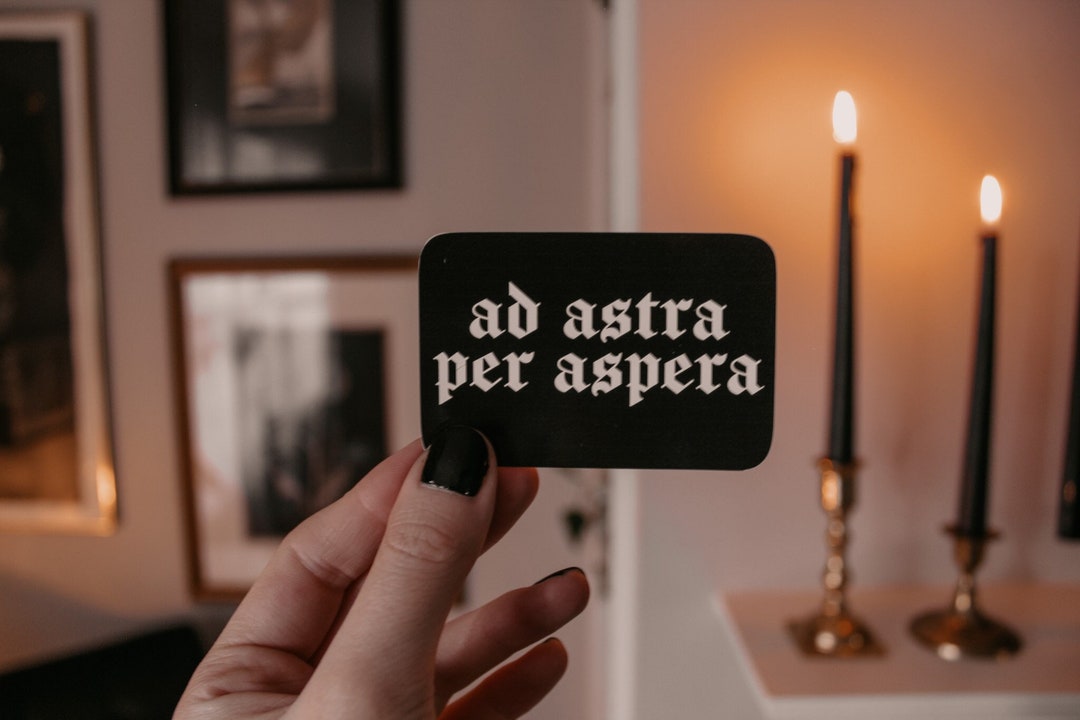 Ad Astra per Aspera Vinyl Sticker - Etsy