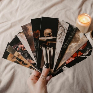 Aesthetic Bookmarks | Dark Academia Fine Art Bookmarks | Bookish Gifts