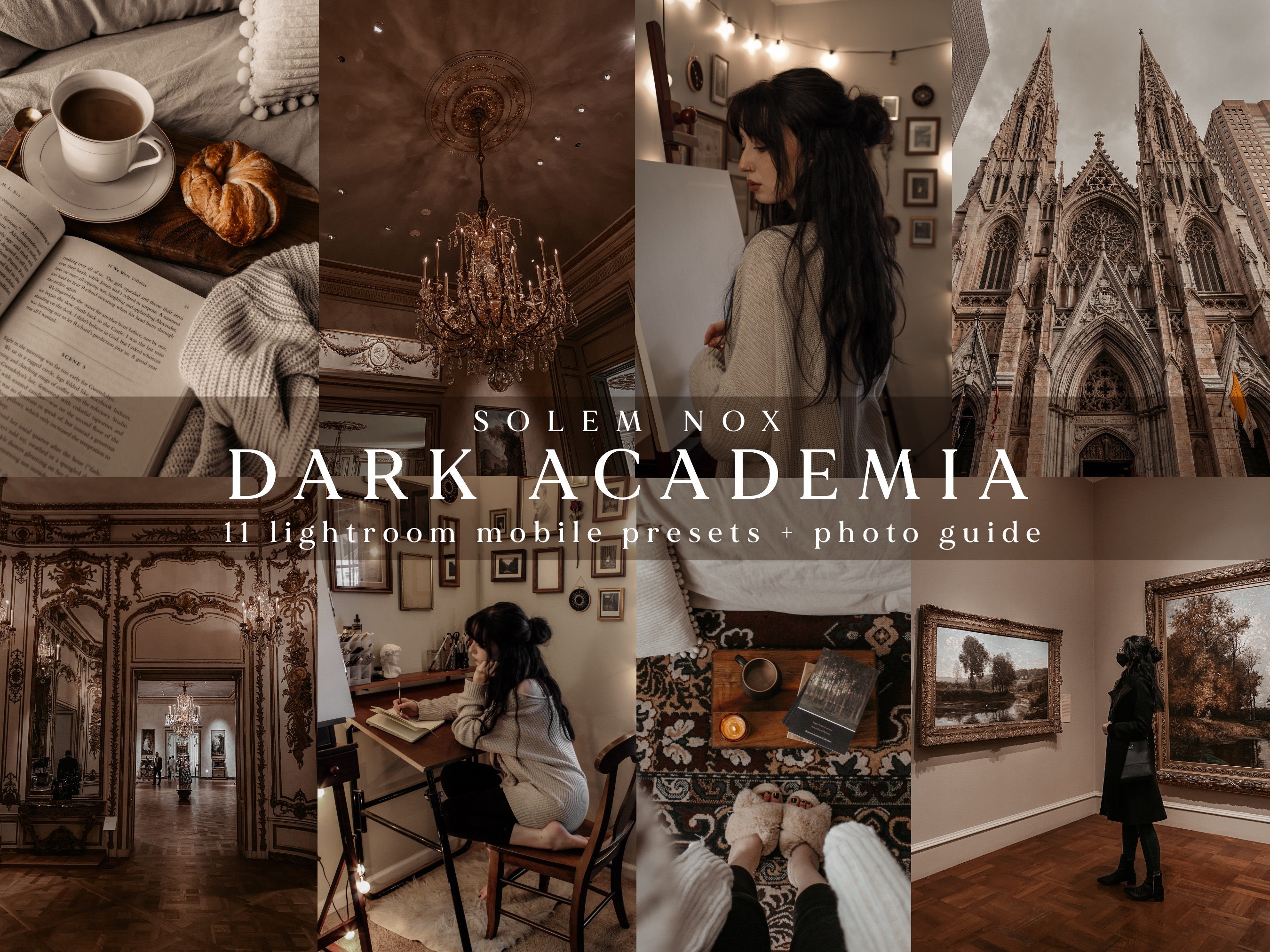  97 Decor Dark Academia Room Decor - Light Academia Room Decor,  Dark Academia Decor, Brown Dark Aesthetic Room Decor, Academia Aesthetic  Vintage Poster, Light Academia Aesthetic Picture (8x10 UNFRAMED): Posters 