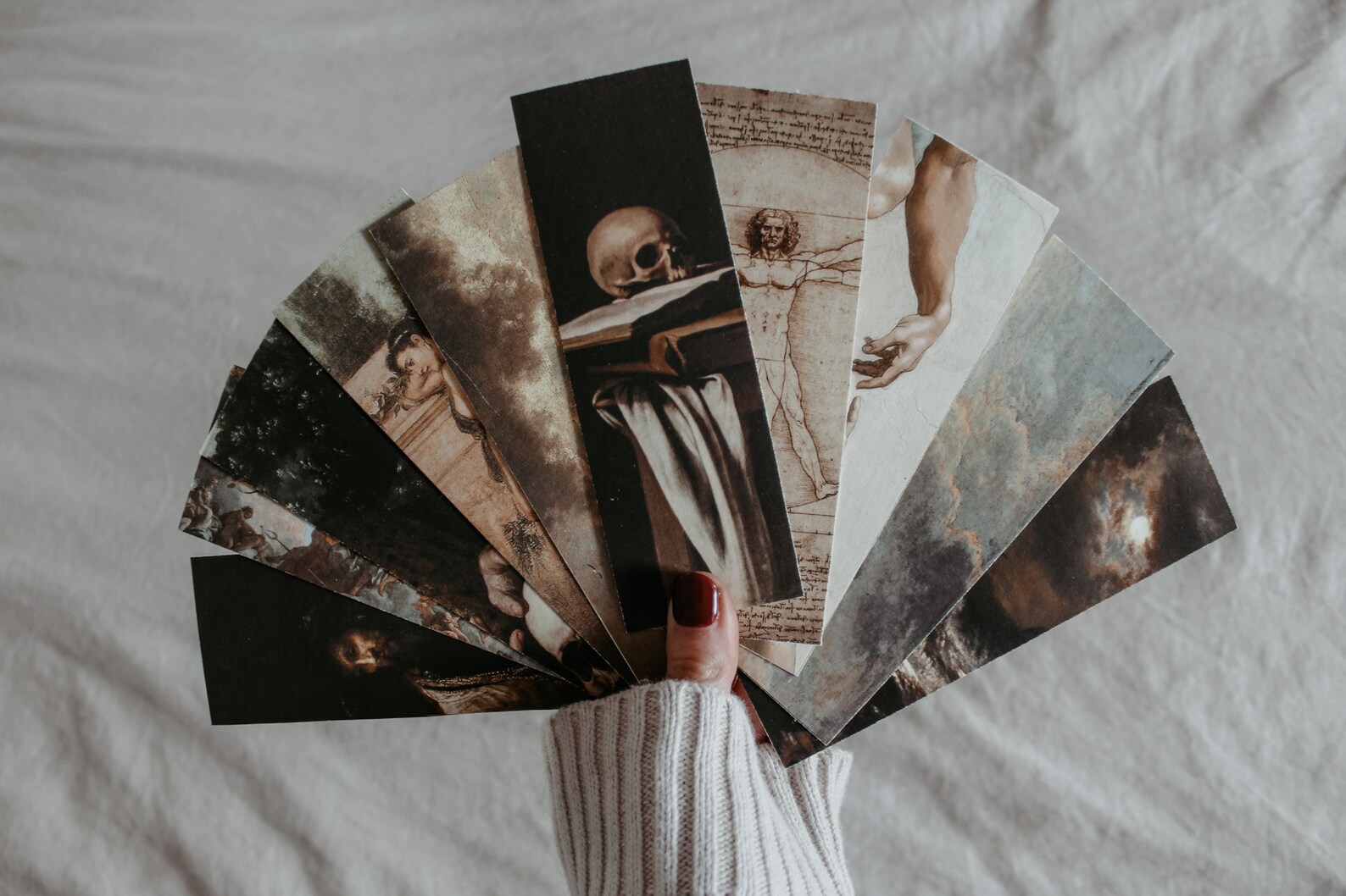 Aesthetic Bookmarks Dark Academia Fine Art Bookmarks - Etsy