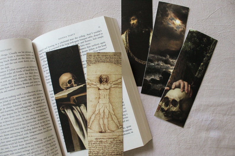 Aesthetic Bookmarks Dark Academia Fine Art Bookmarks - Etsy UK