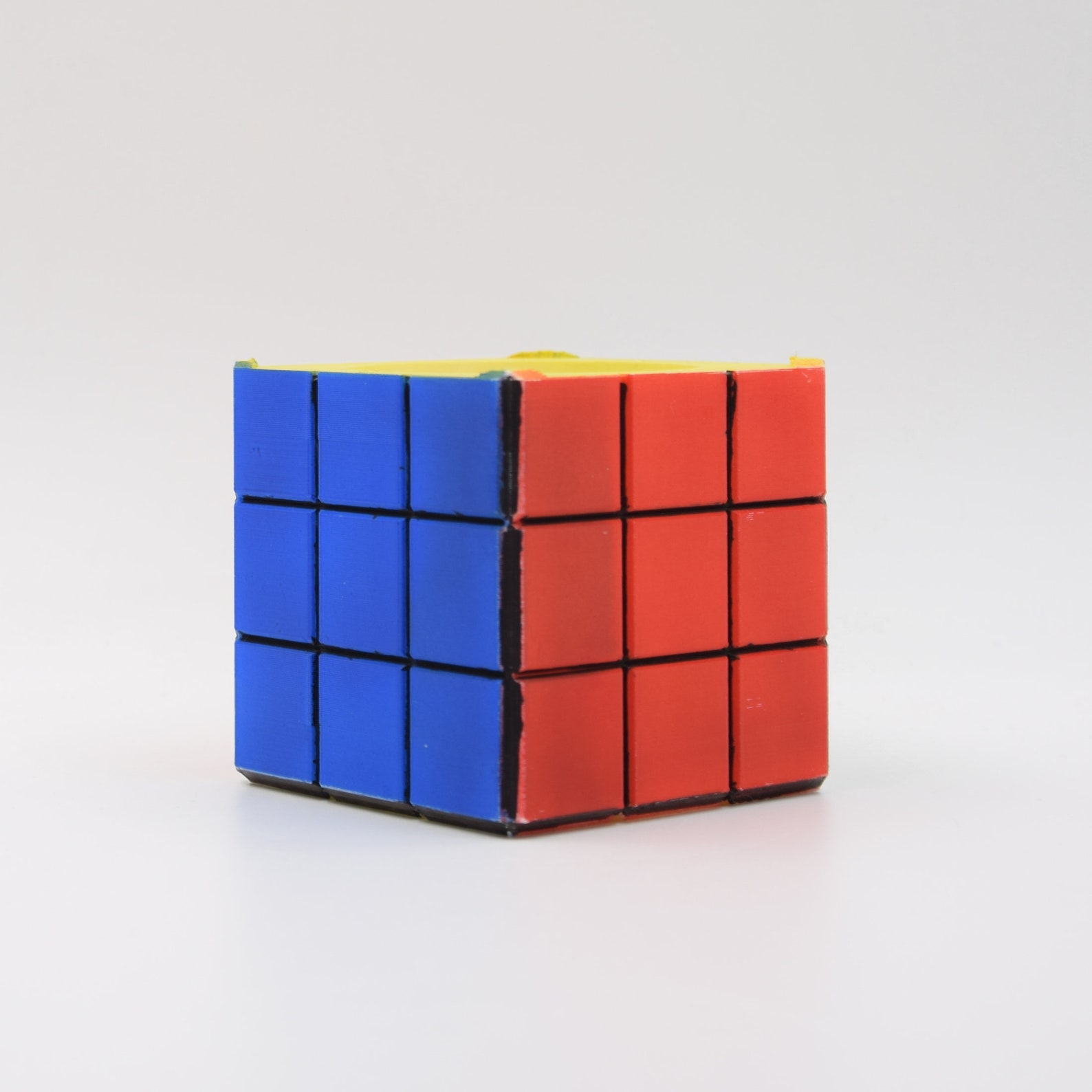 Large Rubik's Cube3d printed planter or organizerFlower Etsy
