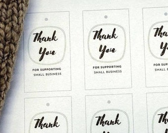 PRINTABLE - Thank You Small Business Card - Instant Download