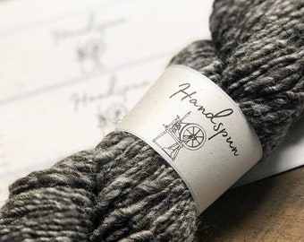 PRINTABLE Yarn Skein Wrap Label - PDF Yarn Label - Hand Spun